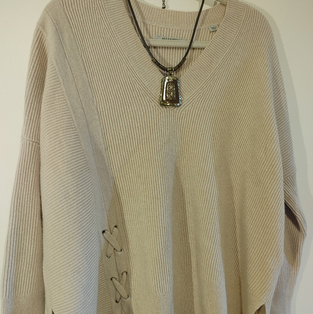 All Saints asymmetrical sweater